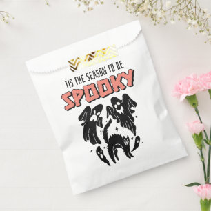 Tis the Season to be Spooky Creepy Halloween  Favour Bags