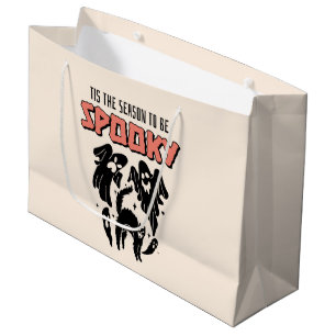 Tis the Season to be Spooky Creepy Halloween Large Gift Bag