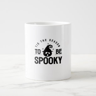 Tis The Season To Be Spooky Halloween Day Large Coffee Mug