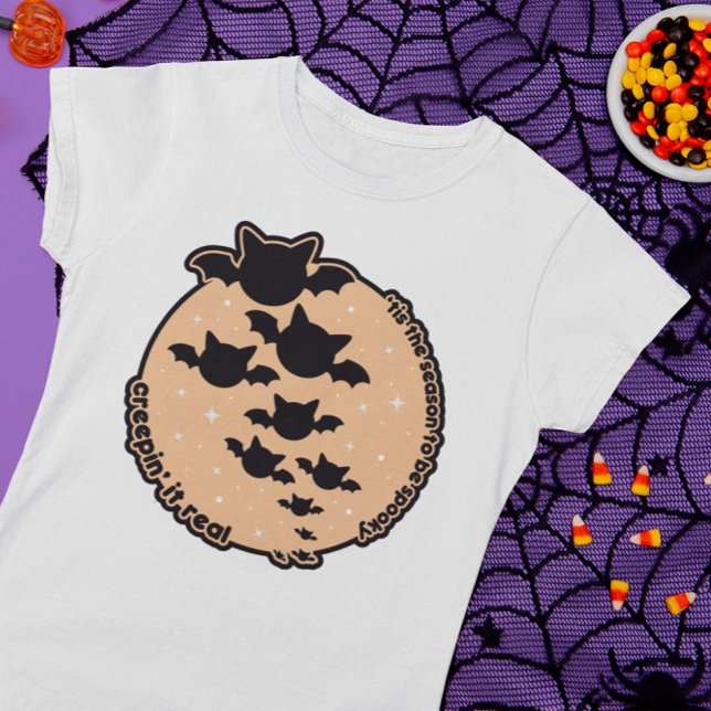 Tis' The Season To Be Spooky Kawaii Halloween T-Shirt (Creator Uploaded)