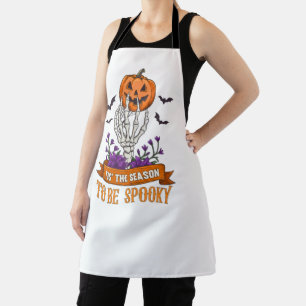 Tis The Season To Be Spooky Skeleton Hand Hallowee Apron