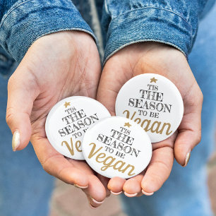 'Tis the season to be Vegan trendy Christmas Magnet