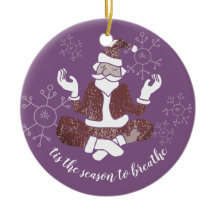 Tis The Season To Breathe Yoga Santa Personalised