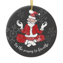 Tis The Season To Breathe Yoga Santa Personalised