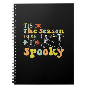Tis The Season To Creepy Funny Dancing Skeletons M Notebook