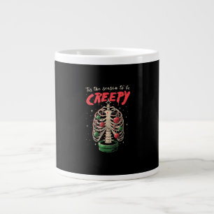 Tis The Season To Creepy Skeleton Tree Large Coffee Mug