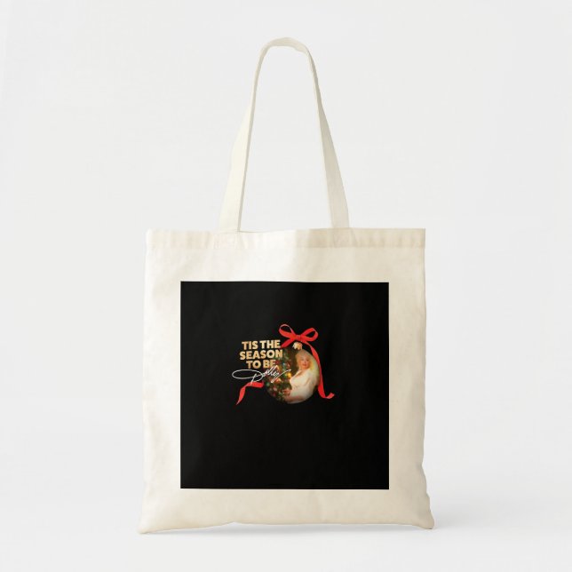 Tis The Season To Dolly Retro Classic Tote Bag (Front)