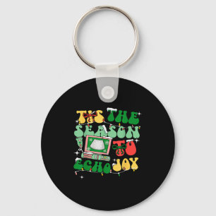 Tis The Season To Echo Joy Xmas Sonographer Ultras Key Ring