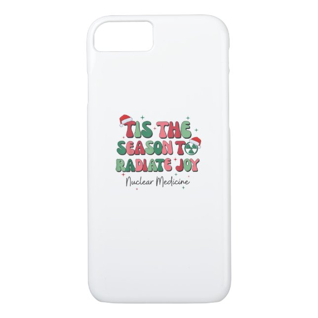 Tis The Season To Joy Nuclear Medicine Christmas N Case-Mate iPhone Case (Back)