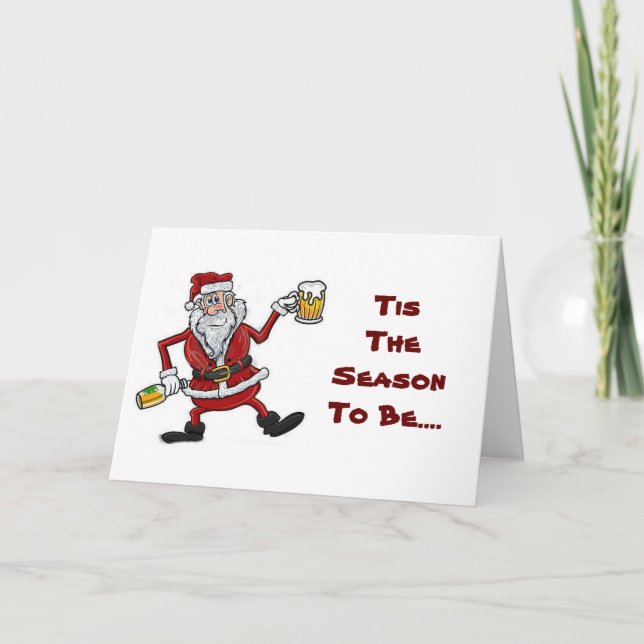 TIS THE SEASON TO **PARTY & CELEBRATE** CHRISTMAS CARD (Front)