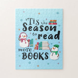 ’Tis the Season to Read More Books Jigsaw Puzzle