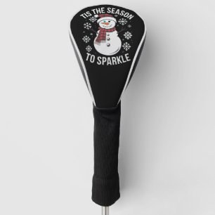 Tis The Season To Sparkle Christmas Holiday Gift Golf Head Cover