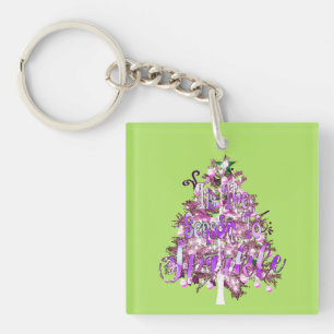 Tis The Season To Sparkle Key Ring