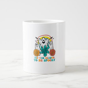 Tis The Season To Spooky Retro Halloween Women Large Coffee Mug