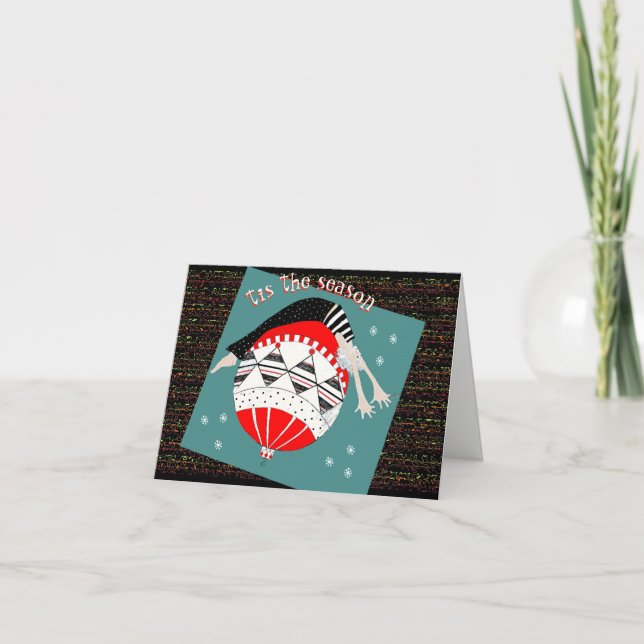 Tis the Season to Stay Balanced Holiday Card (Front)