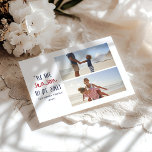 'tis the season two photo family christmas holiday card<br><div class="desc">'tis the season to be jolly multi photo holiday christmas card. With bright colors and fun hand writing,  this multi photo card makes a ideal family holiday card.</div>