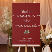 Tis The Season Winter Wedding