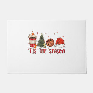 Tis the Season Xmas Christmas Basketball Doormat
