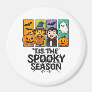 Tis The Spooky Season Halloween Vampire Pumpkin De Magnet