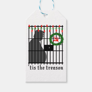 Tis the Treason  of Donald Trump Gift Tags