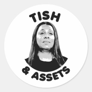 Tish and Assets Classic Round Sticker