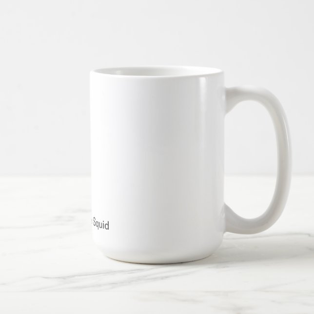 Tissina Purple Squid. Coffee Mug (Right)