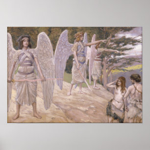 Tissot - Adam And Eve Driven From Paradise Poster