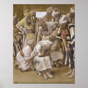 Tissot - Jacob Mourns His Son Joseph Poster