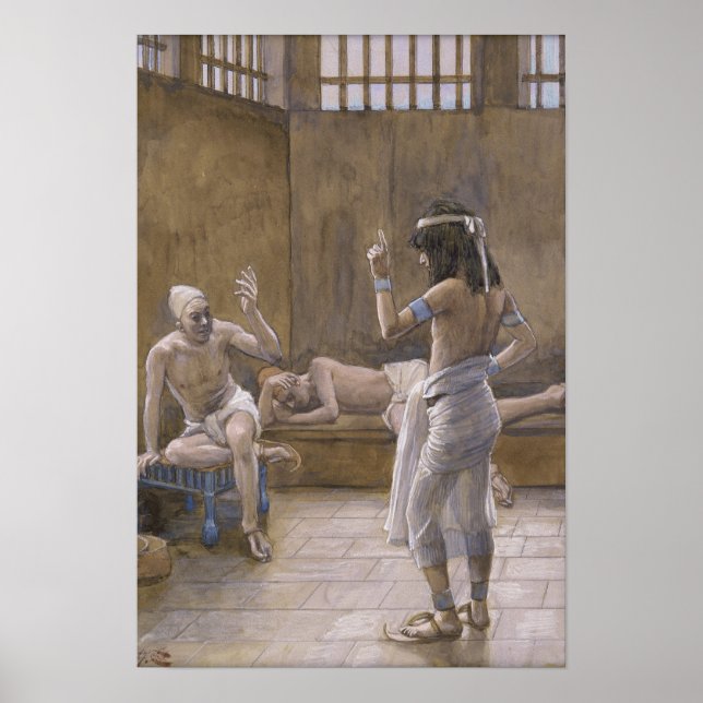 Tissot - Joseph Interprets The Dreams While In Pr… Poster (Front)