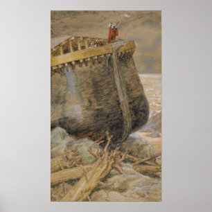 Tissot - The Dove Returns To Noah 1896 Poster