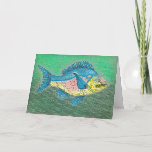 Tissue Fish note card (Front)