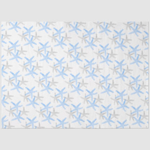 Tissue gift paper starfish snowflake Christmas