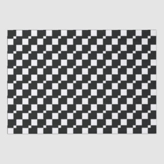 Tissue Paper B+W Mid-century Check