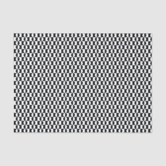 Tissue Paper B+W Mid-century Half Moon Check