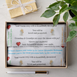 Tissue Paper Baby Shower Arrival Loved by All 