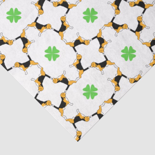 Tissue Paper Beagle dogs (Detail)