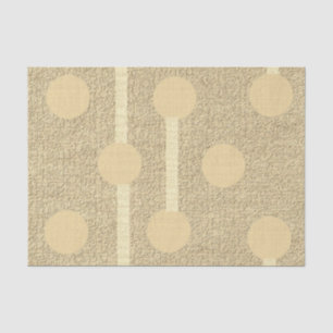 Tissue Paper Beige Circles