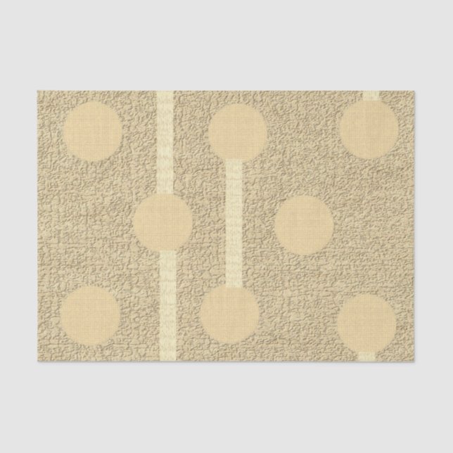 Tissue Paper Beige Circles (Front)