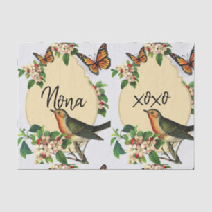 Tissue Paper Bird Vintage