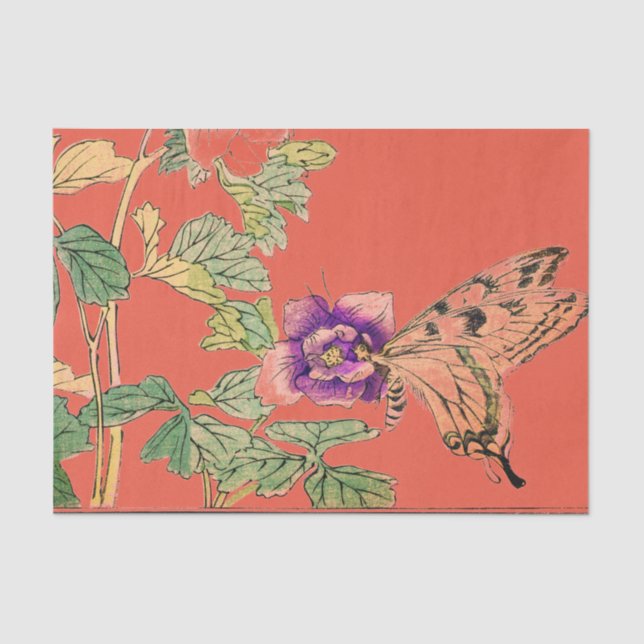 TISSUE PAPER BUTTERFLY japanese print (Front)