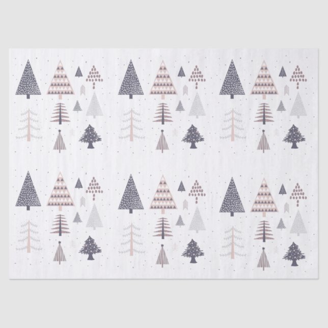 TISSUE PAPER : CHRISTMAS TREES (Front)