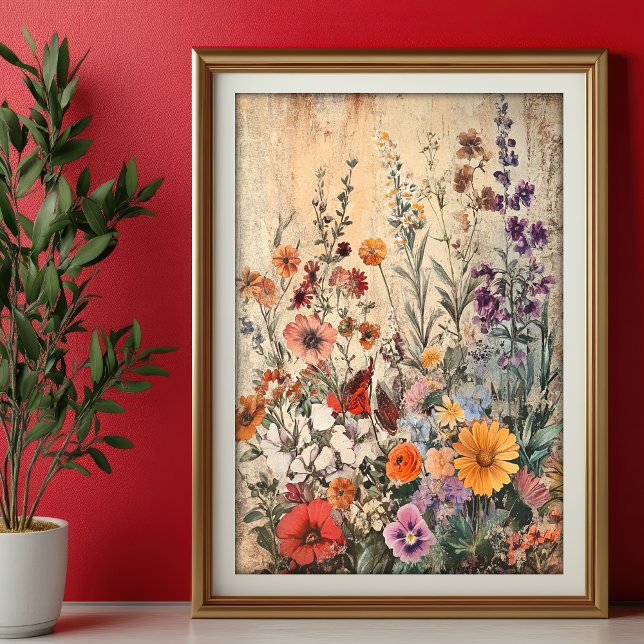 Tissue Paper Decoupage Autumn Wildflowers Var04 (Creator Uploaded)