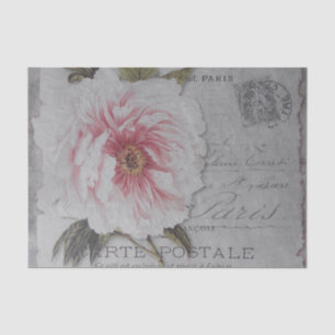 Tissue Paper Decoupage - French Shabby Chic Floral