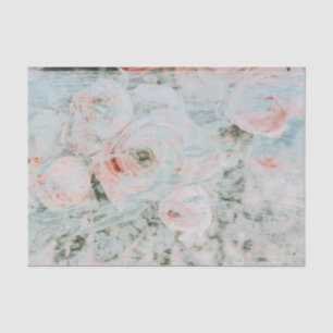 TISSUE PAPER : DECOUPAGE LAYERED : PEONIES