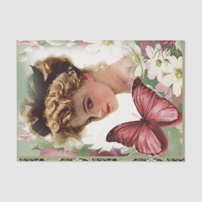 Tissue Paper Floral Victorian (Front)