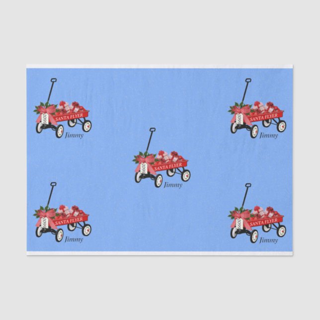 Tissue Paper for Matching "Toy Wagon" Paper Set (Front)