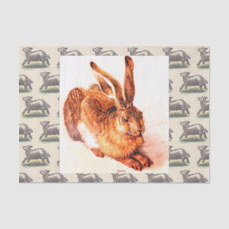 Tissue Paper GAMBLING LAMB ALBRECHT DURER RABBIT