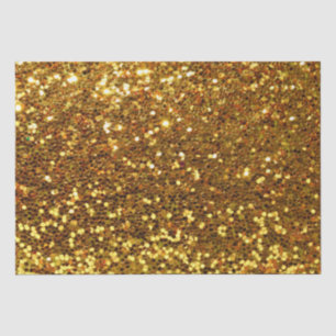 Tissue Paper/Gold Glitter Paper
