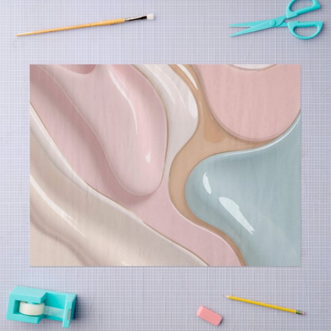 Tissue paper in stylish abstract graphic (Craft)