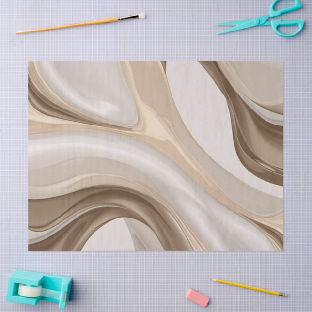 Tissue paper in stylish abstract graphic (Craft)